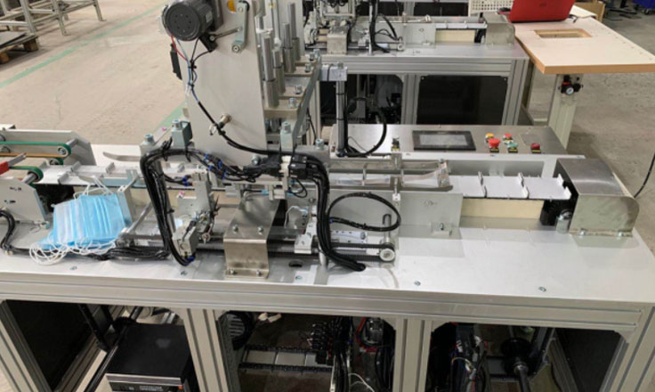 一拖一高速口罩機方案